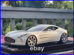 1/18 Tecnomodel Aston Martin One-77 On Carbon Base Resin Model Car (Please Read)