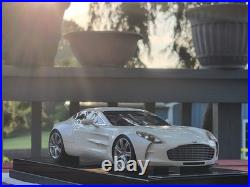 1/18 Tecnomodel Aston Martin One-77 On Carbon Base Resin Model Car (Please Read)