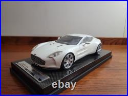 1/18 Tecnomodel Aston Martin One-77 On Carbon Base Resin Model Car (Please Read)