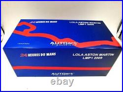 1/18 autoart LOLA Aston MARTIN LMP1 2009 24HEURES DU MAN Alloy car models 80906