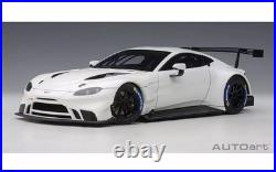 1/18 scale Aston Martin Vantage GTE 2018 (White) diecast model car from the Auto