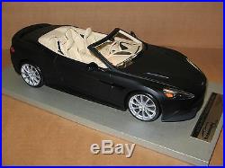 1/18 scale Tecnomodel Aston Martin Vanquish Volante, matt black