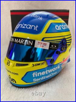 1/2 Scale Helmet Fernando Alonso 2023 Aston Martin AMR23 Bell Mini Helmet 1/2 Scale Helmet Fernando Alonso 2023 Aston Martin AMR23 Bell Mini Helmet