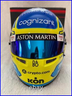 1/2 Scale Helmet Fernando Alonso 2023 Aston Martin AMR23 Bell Mini Helmet 1/2 Scale Helmet Fernando Alonso 2023 Aston Martin AMR23 Bell Mini Helmet