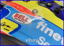 1/2 Scale Helmet Fernando Alonso 2023 Aston Martin AMR23 Bell Mini Helmet 1/2 Scale Helmet Fernando Alonso 2023 Aston Martin AMR23 Bell Mini Helmet