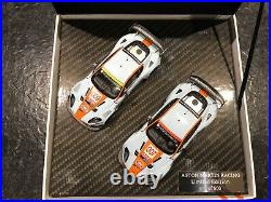 1.43 SCALE ASTON MARTIN RACING (GULF) Year 2008 Le-Mans DBR9 Model Two Car Set