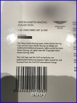 1.43 SCALE ASTON MARTIN RACING (GULF) Year 2008 Le-Mans DBR9 Model Two Car Set