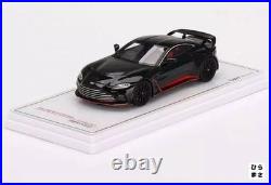 1/43 Scale Aston Martin V12 Vantage Jet Black Diecast Car