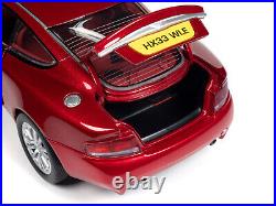 2005 Aston Martin V12 Vanquish RHD Toro Red 1/18 Diecast Model Car Auto World