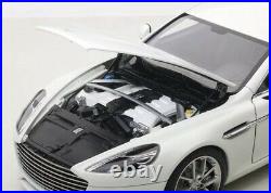 2015 Aston Martin Rapide S Stratos White 1/18 Scale AUTOart