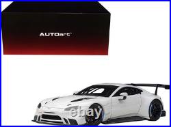 2018 Aston Martin Vantage GTE Le Mans PRO White with Carbon Accents 1/18 Model