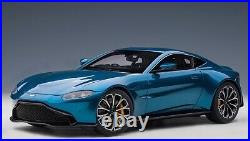 2019 Aston Martin Vantage in Blue in 118 Scale by AUTOart