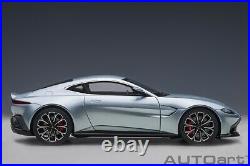 2019 Aston Martin Vantage in Skyfall Silver in 118 Scale by AUTOart by AUTOart