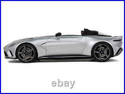 2020 Aston Martin V12 Speedster Silver Metallic 1/18 Model Car by GT Spirit