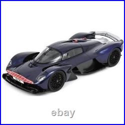 2021 ASTON MARTIN VALKYRIE 1/18scale Blue withDisplay Case by Schuco #18U00067