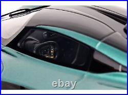 2021 Aston Martin Valkyrie British Racing Green with Black Top 1/18 Model Car by