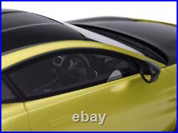 2022 Aston Martin V12 Vantage RHD Model Car 1/18 Cosmopolitan Yellow Black Hood
