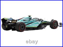 2023 Aston Martin AMR23 #14 Fernando Alonso F1 Model Car with Display Case 1/18