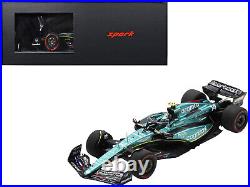 2023 Aston Martin AMR23 #14 Fernando Alonso F1 Model Car with Display Case 1/18