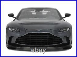 2023 Aston Martin V12 Vantage Gray Metallic 1/18 Model Car by GT Spirit