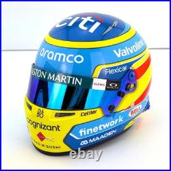 2025 Fernando Alonso Mini Helmet 12 Scale Bell F1 Aston Martin 4100422