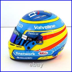 2025 Fernando Alonso Mini Helmet 12 Scale Bell F1 Aston Martin 4100422