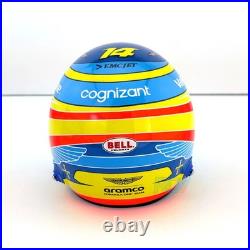 2025 Fernando Alonso Mini Helmet 12 Scale Bell F1 Aston Martin 4100422