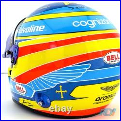 2025 Fernando Alonso Mini Helmet 12 Scale Bell F1 Aston Martin 4100422
