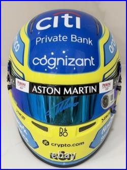 2025 Fernando Alonso Signed Official Bell Aston Martin 12 Scale F1 Helmet