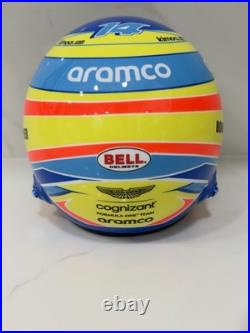 2025 Fernando Alonso Signed Official Bell Aston Martin 12 Scale F1 Helmet