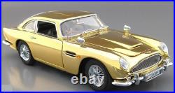 24K GOLD Aston Martin Race Car Custom Built Promo Model Vintage Classic