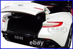 ASTON MARTIN DB11 MET. WHITE WithBLACK TOP & RED INTERIOR 1/18 CAR AUTOART 70266 ASTON MARTIN DB11 MET. WHITE WithBLACK TOP & RED INTERIOR 1/18 CAR AUTOART 70266
