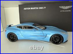 ASTON MARTIN ONE-77 TIFFANY BLUE 118 by AUTOart Signature Series