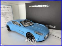ASTON MARTIN ONE-77 TIFFANY BLUE 118 by AUTOart Signature Series