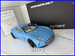 ASTON MARTIN ONE-77 TIFFANY BLUE 118 by AUTOart Signature Series