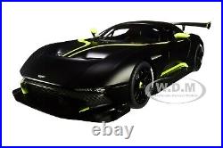 ASTON MARTIN VULCAN MATT BLACK WithLIME GREEN STRIPES 1/18 CAR BY AUTOART 70262 ASTON MARTIN VULCAN MATT BLACK WithLIME GREEN STRIPES 1/18 CAR BY AUTOART 70262