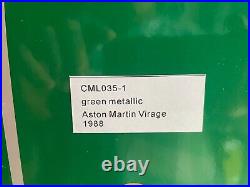ASTON MARTIN'Virage' 1988 in metallic green / cream interior Cult Scale 118