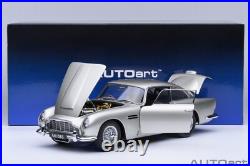 AUTOART 1964 Aston Martin DB5 (Birch Silver) 118 Scale Brand New