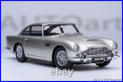 AUTOART 1964 Aston Martin DB5 (Birch Silver) 118 Scale Brand New