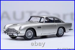 AUTOART 1964 Aston Martin DB5 (Birch Silver) 118 Scale Brand New
