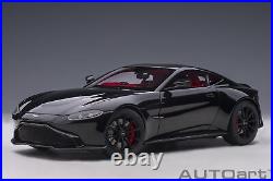 AUTOART 70275 118 Aston Martin Vantage 2019 (jet black) composite model/full o