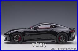 AUTOART 70275 118 Aston Martin Vantage 2019 (jet black) composite model/full o
