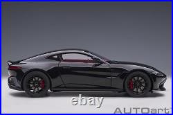 AUTOART 70275 118 Aston Martin Vantage 2019 (jet black) composite model/full o