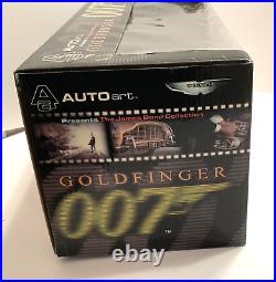 AUTOART James Bond Collection GOLDFINGER 007 ASTON MARTIN 118 scale MINT BOXED