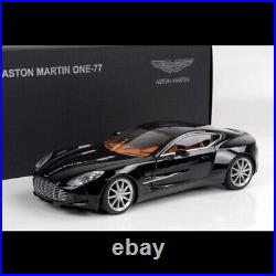 AUTOart 118 Scale Aston Martin ONE77 Black Alloy Diecast Car Model Collection
