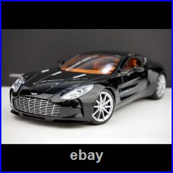 AUTOart 118 Scale Aston Martin ONE77 Black Alloy Diecast Car Model Collection