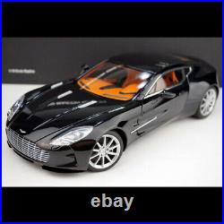 AUTOart 118 Scale Aston Martin ONE77 Black Alloy Diecast Car Model Collection