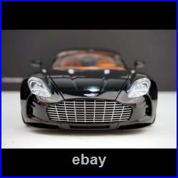 AUTOart 118 Scale Aston Martin ONE77 Black Alloy Diecast Car Model Collection