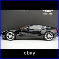 AUTOart 118 Scale Aston Martin ONE77 Black Alloy Diecast Car Model Collection