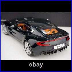 AUTOart 118 Scale Aston Martin ONE77 Black Alloy Diecast Car Model Collection